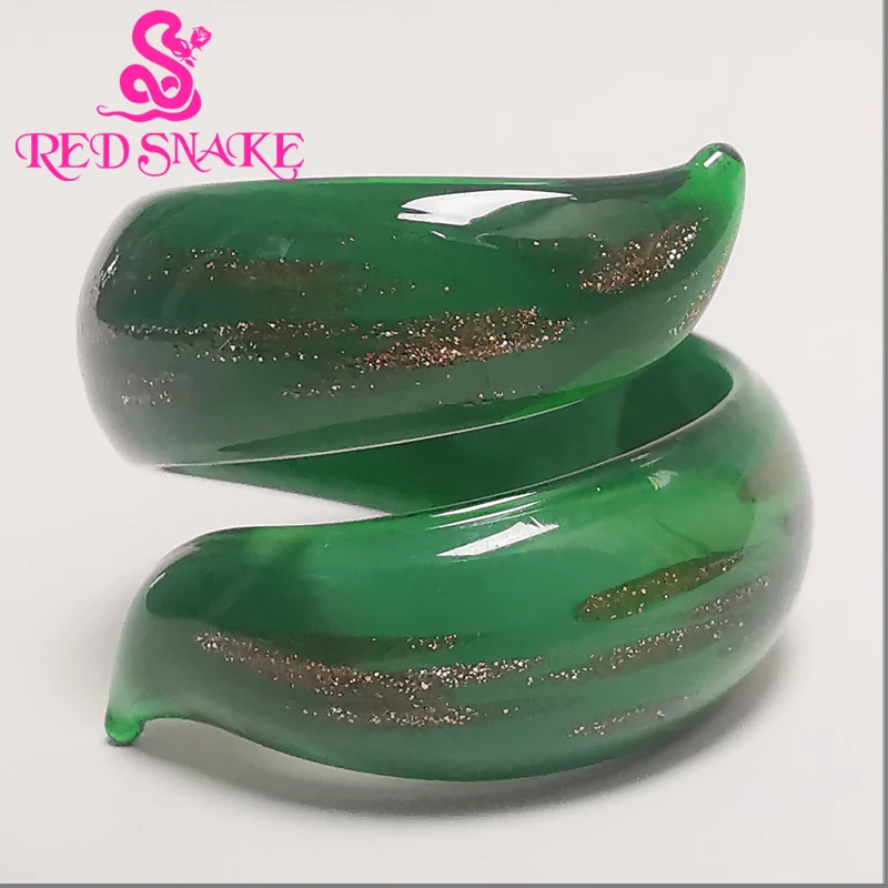

RED SNAKE Brand Fashion Ring Handmade Murano Glass Multifarious Rings RSMG0000#286