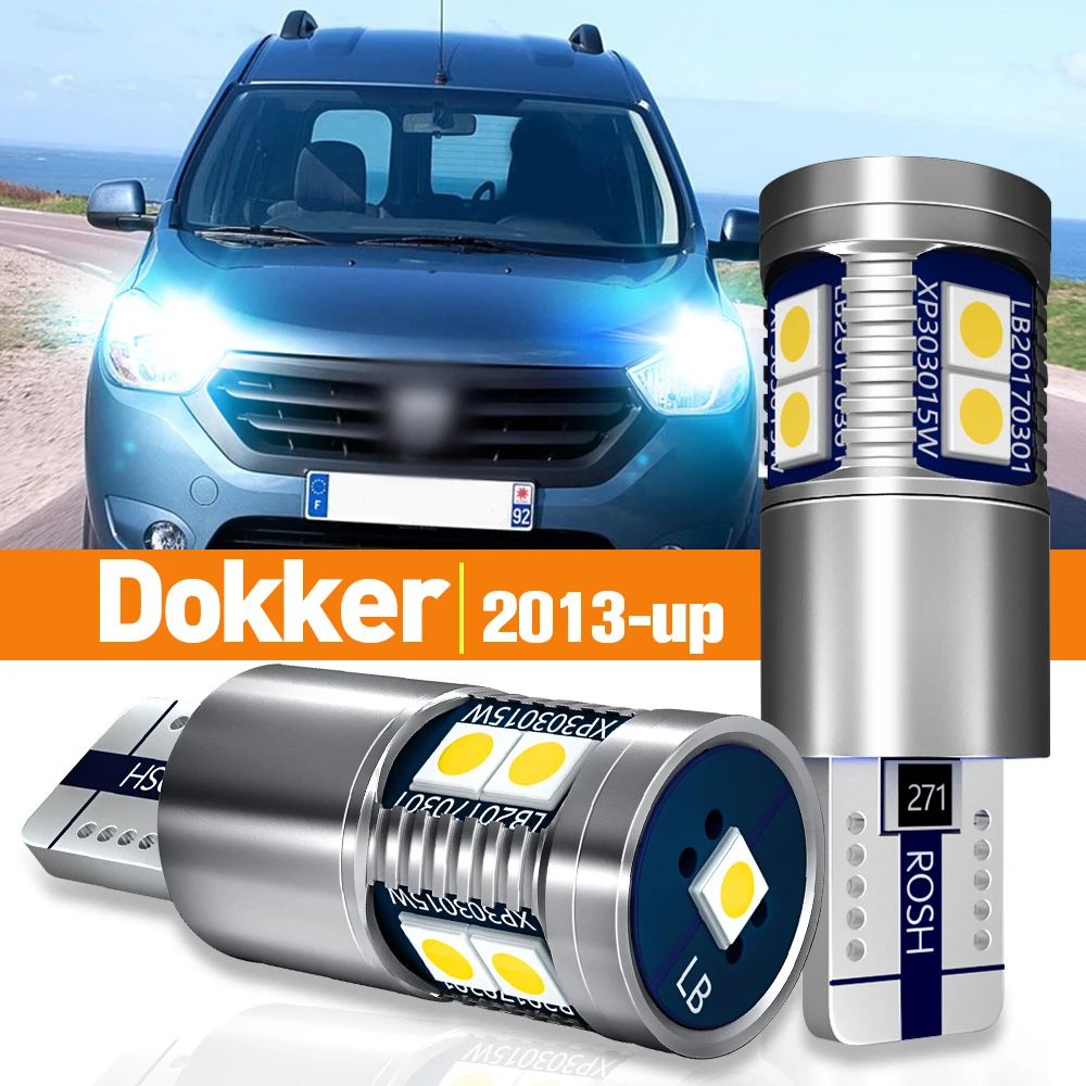 2 шт. светодиодный габаритный фонарь для Renault Dokker 2013 2014 2015 2016 2017 2018 2019 2020 аксессуары лампа Canbus