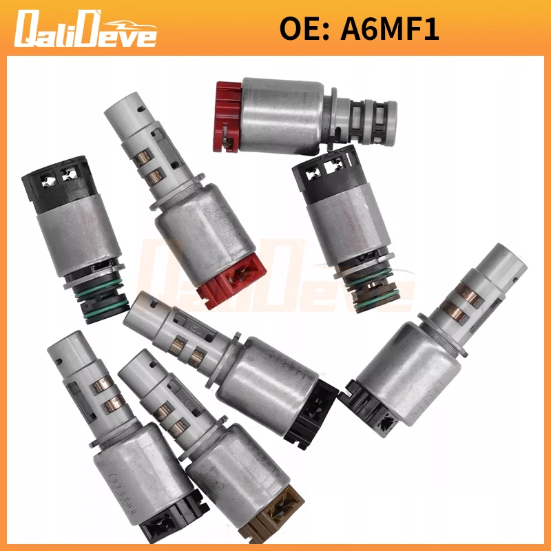 8PCS A6MF1 A6MF2 A6LF1 A6LF2 A6LF3 Solenoid Kit for Hyundai IChevrolet 6 speed