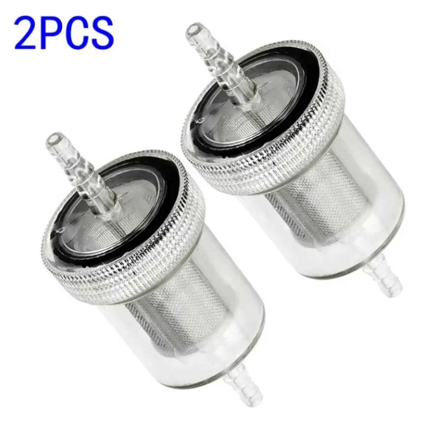 2Pc 4mm Diesel In-Line Fuel Filter Kit fit For Webasto Eberspacher Air Heater Diesel Set Car Air Parking Heater Oil Fuel Filter