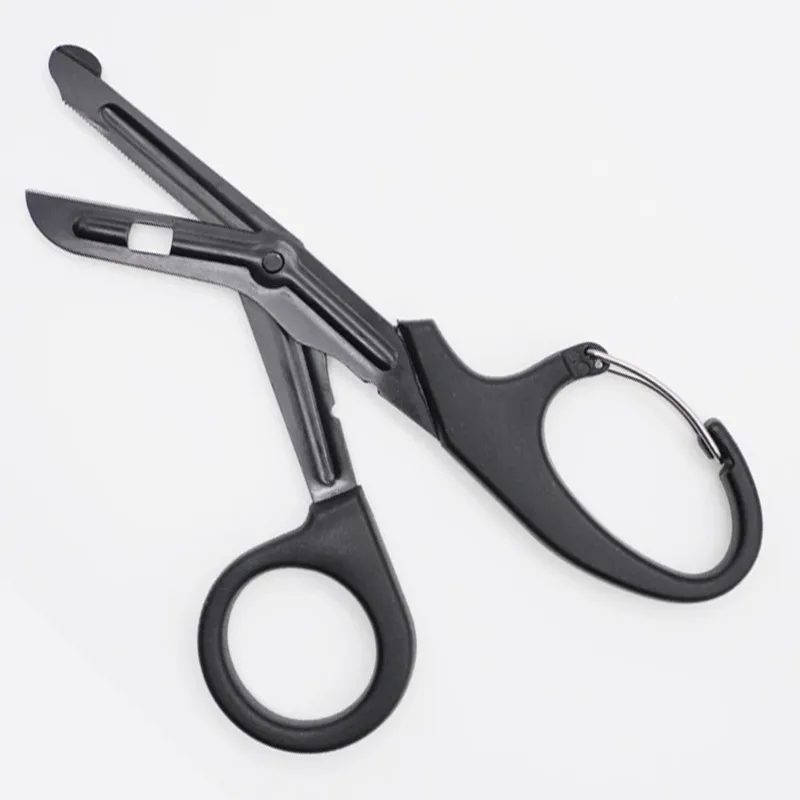 

Rescue Trauma Shears 7.5" Premium Stainless Steel Medical Emergency Scissors with Non-Stick Blades, Fluoride-Coated 1PC
