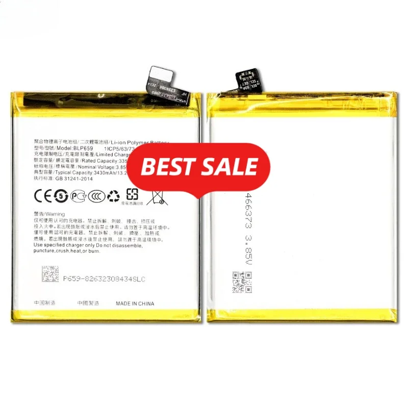 BLP659 for OPPO R15 Pro Phone Battery 0 Cycle High Quality High Capacity Battery Replacement Bateria Grade A Cell with Tools