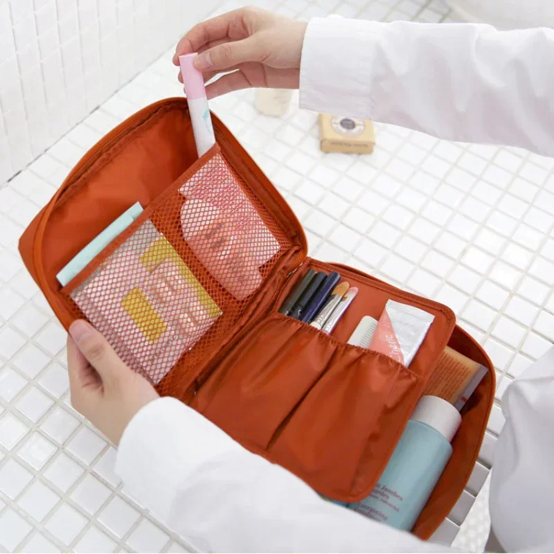 Men Women Bathroom Cosmetic Bag Travel Storage Bags Waterproof Beauty Cosmetic Bag Makeup Bags Wash Organizer Bags