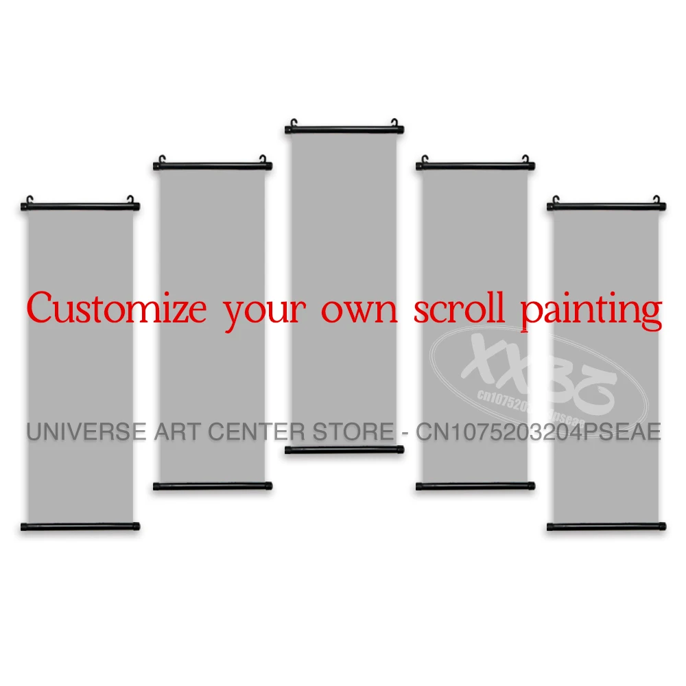 

Customize Anime Canvas Hanging Painting Movie Wall Artwork Posters Print Custom Scrolls Picture Images Interior Home Decoration