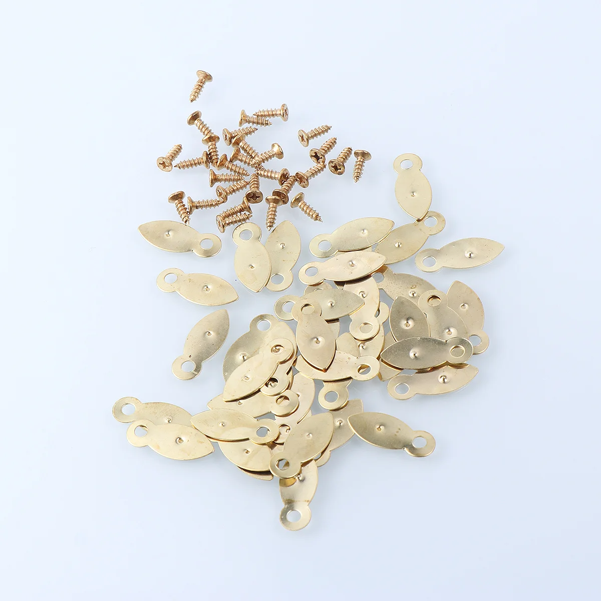 100 قطعة أوراق ذهبية ضغط المعادن البطيخ الأظافر لإطار الصورة دعم جدار الفن معلقة عدة مسامير صغيرة ديكور المنزل Diy بها بنفسك