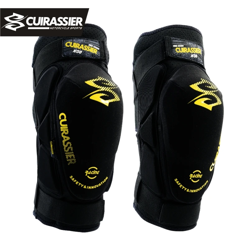 Cuirassier Motorcycle Knee Pads For Motorcyclist Light Knee Protector MTB ATV DH Motocross Kneepads Breathable Biker Knee Pads