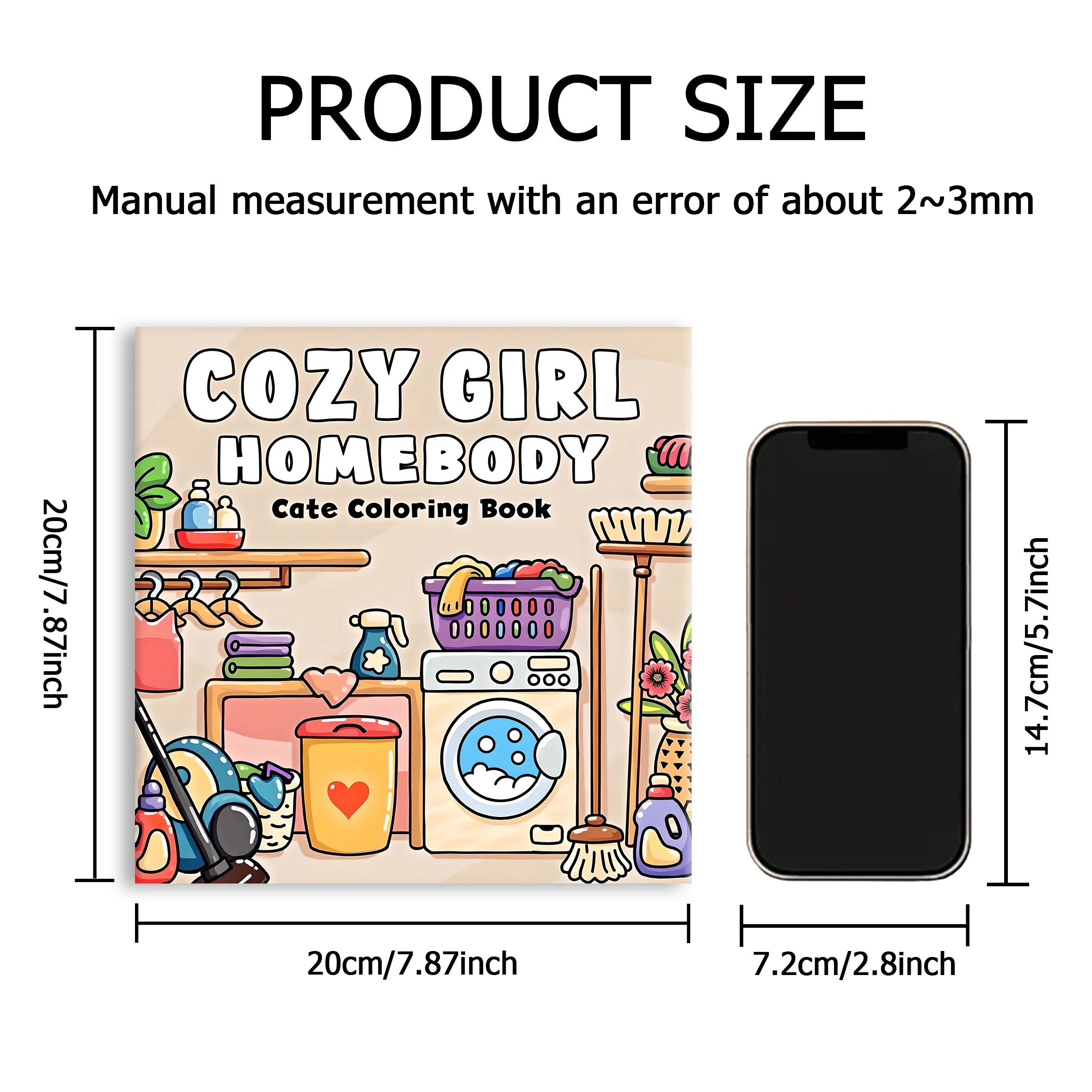 COZY GIRL Bold-easy Patterns Coloring Book for Adults Cute Drawing Book Perfect Gift for Party and Birthday