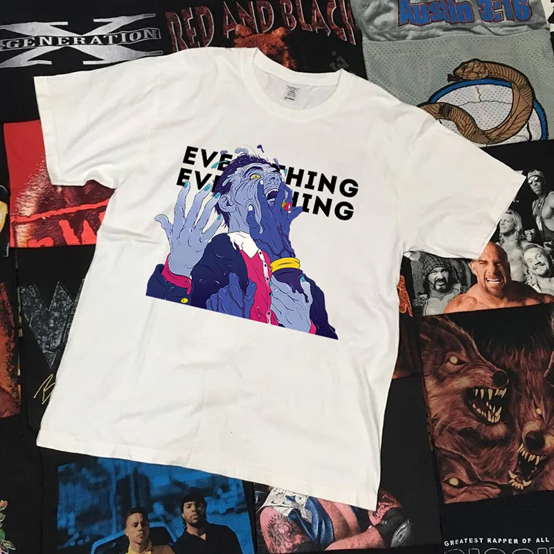 

2025 Summer British Rock Everything Everything Get To Heaven Men and Women Short Sleeve High Quality T-shirt