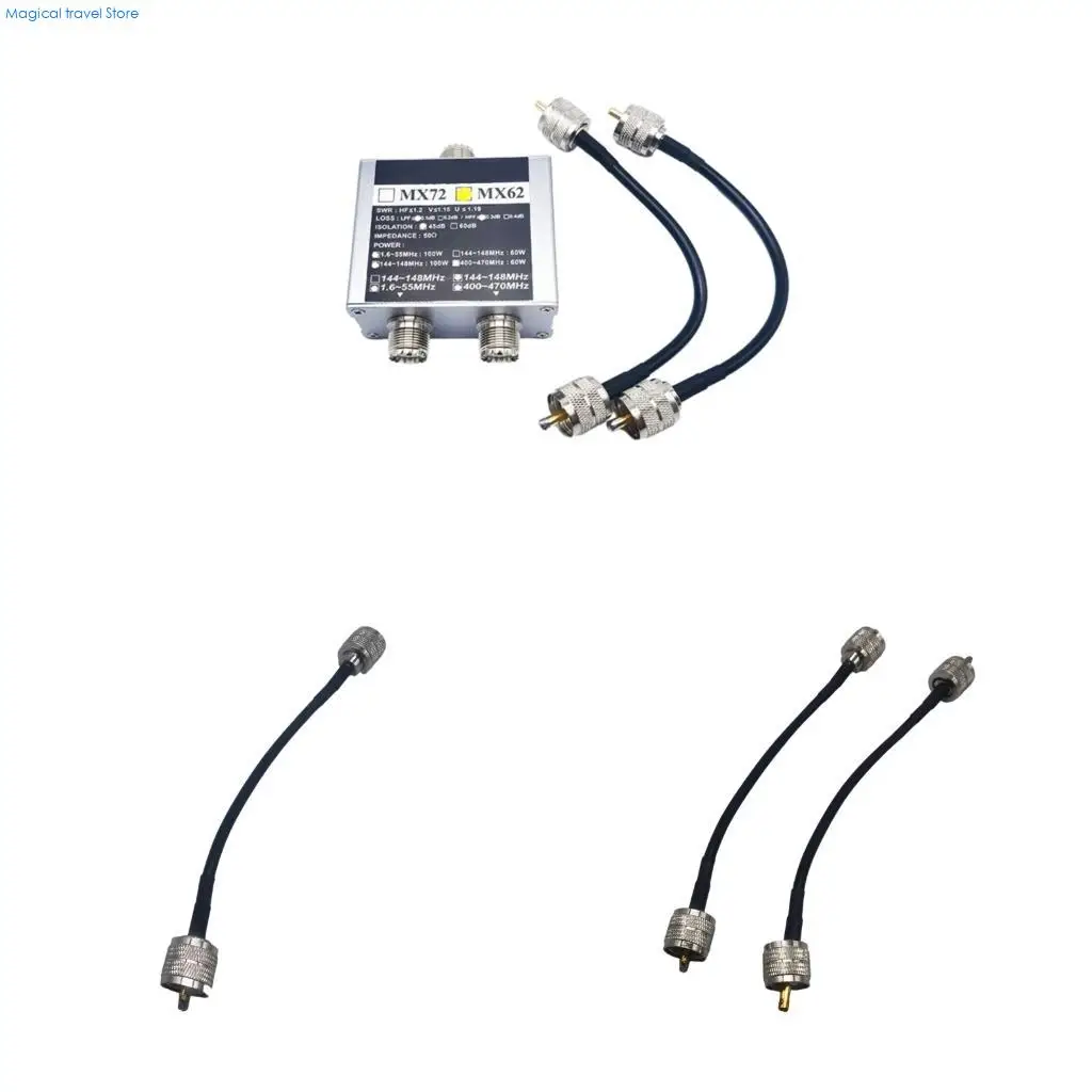 N2UB MX62 Antennas Combiner Different Frequency ( VHF / UHF) Linear Combiner Transit Station Duplexer Antennas Combiner