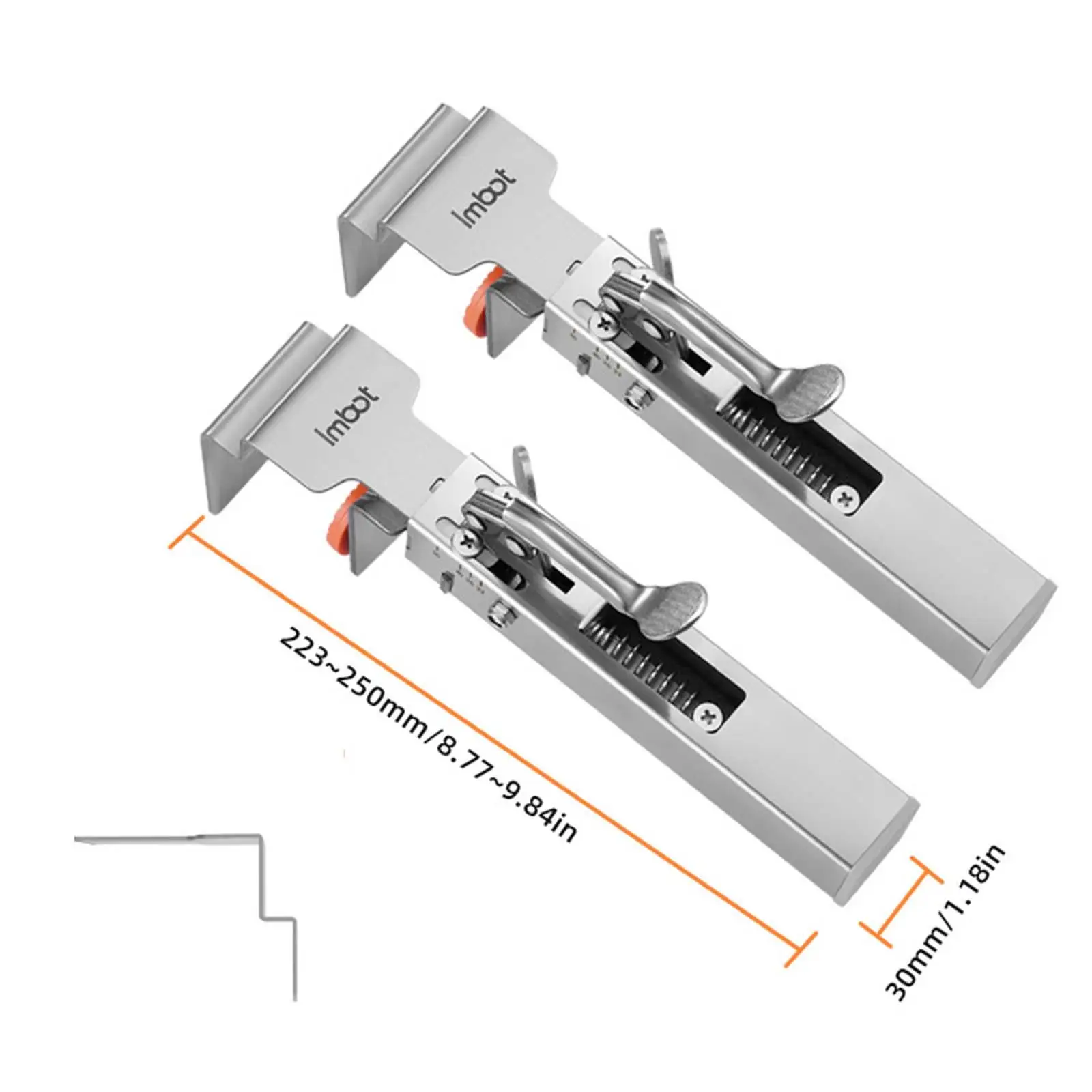 2Pcs Adjustable Drawer Fixing Clamp Drawer Fixing Clip Household Universal Premium Cabinet Installation Clamp for Woodworking