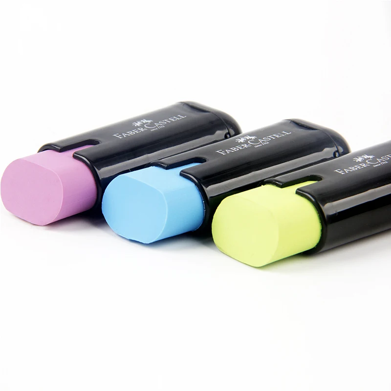 1pcs FABER-CASTELL 183701 Pencil Sharpener + Eraser Multi-function Pencil Sharpener Single Hole Art Office Stationery