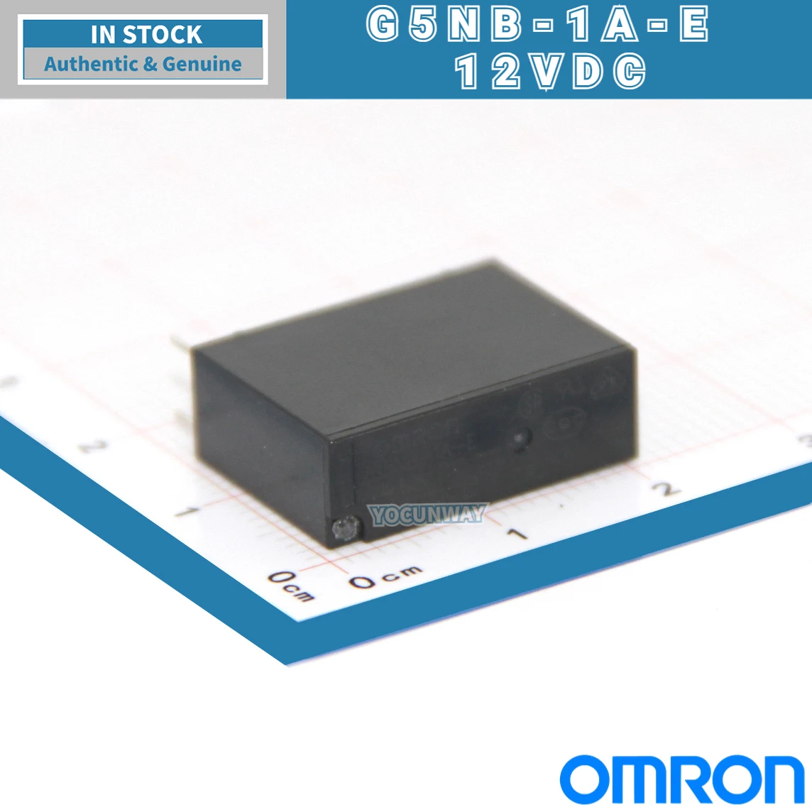 New Authentic Original OMRON PCB Power Relay G5NB-1A-E-5VDC 12VDC 24VDC DC5V 12V 24V  4-PIN 5A