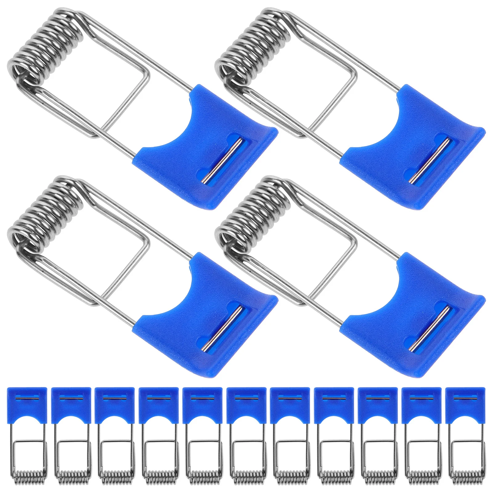 100pcs Recessed Light Spring Clip Replacement Retaining Clips For Downlight Panel Lamp Ceiling Light Fixtures Durable Fastening