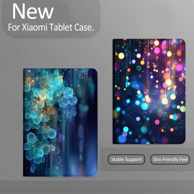 

Colorful Hanging Light Balls Gift Tablet Case For Xiaomi Redmi Mini Pad SE K 2 4 5 6 7 8 2023 2025 11 8.8 11.2 10.1 Pro