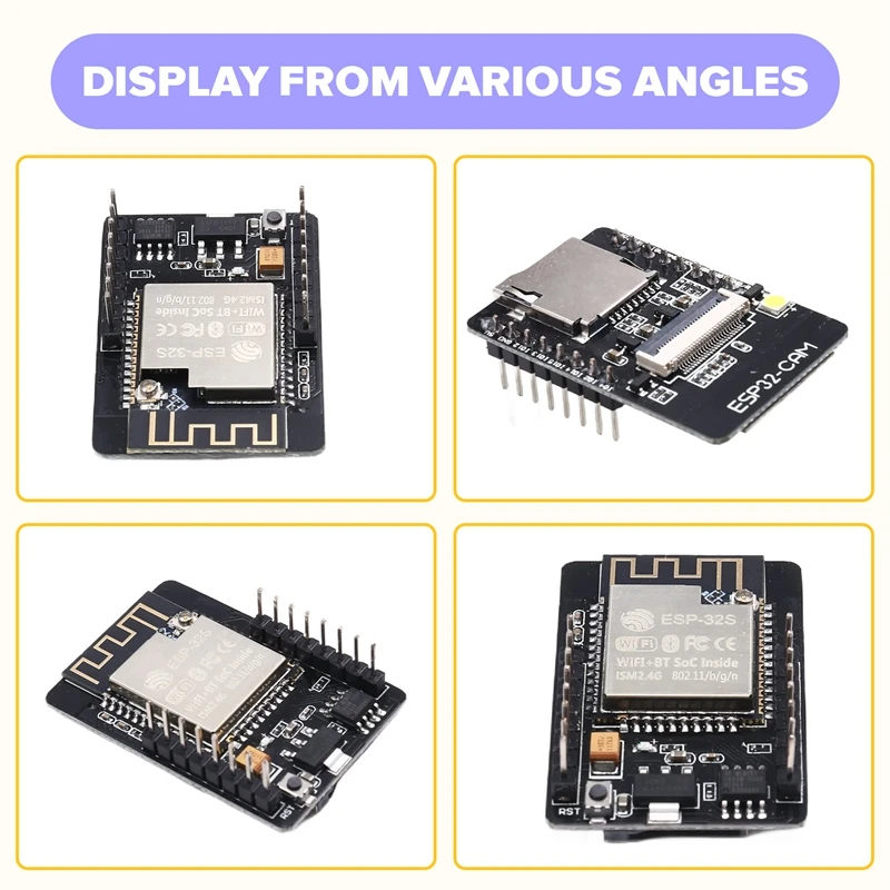 ESP32-CAM Development Board Without OV2640 Camera Ideal For Iot Projects