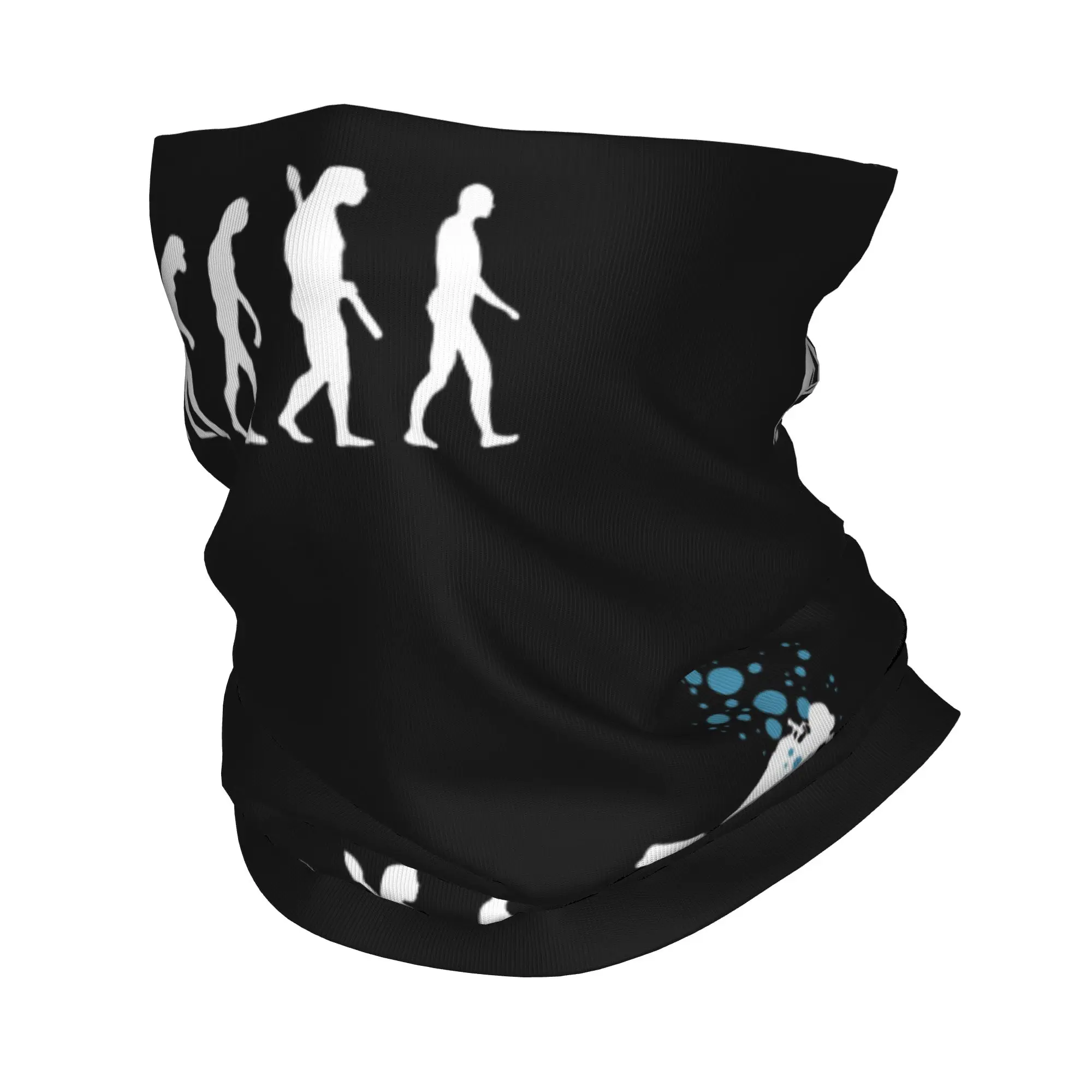 Evolution of Man Funny Scuba Diving Bandana Neck Cover Diver Dive Mask Scarf Multifunctional Face Mask Riding Unisex Adult