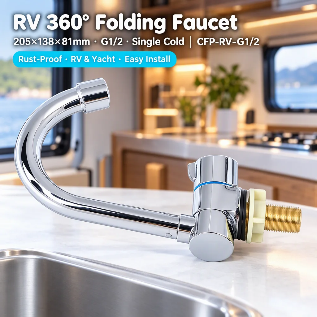 205*138*81mm G1 2 360 Rotating Faucet Stylish Chrome Plated Faucet Modern Faucet Compatible With Standard Sinks
