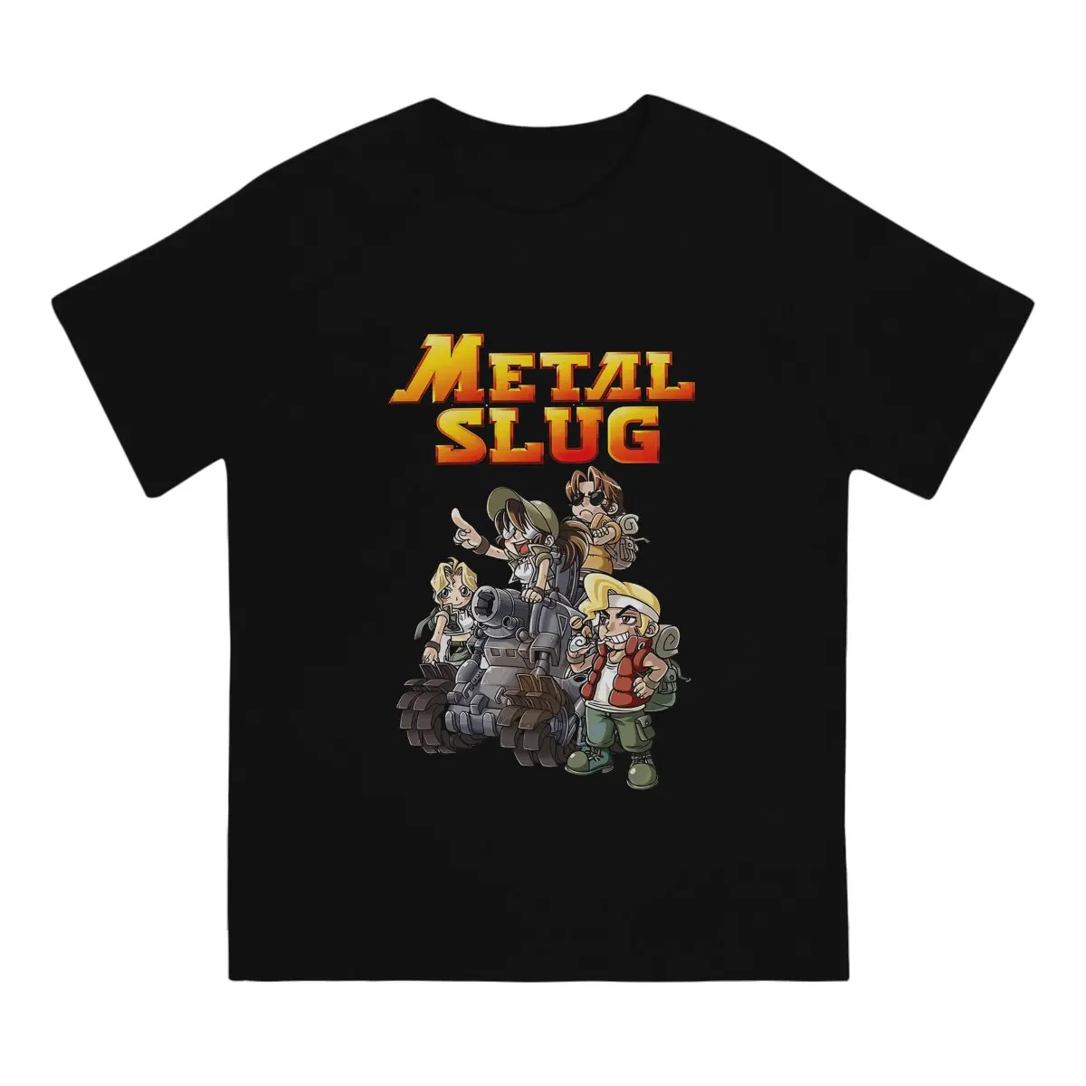 Metal Slug Game Video Games T Shirt Vintage Graphic Men\'s Tshirt Polyester Men Clothes