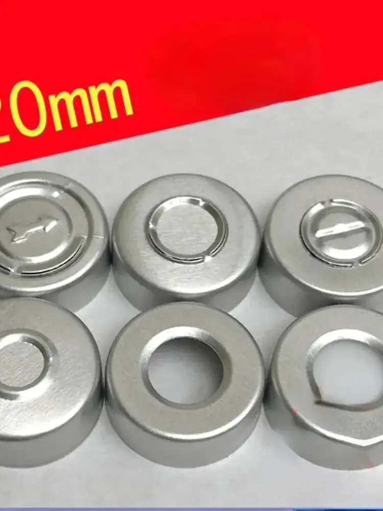 Aluminium D20 # czysta butelka uszczelka odporna na wysokie temperatury sterylizacja aluminiowa czapka małe szkło puste małe pojemniki słoiki 100 sztuk