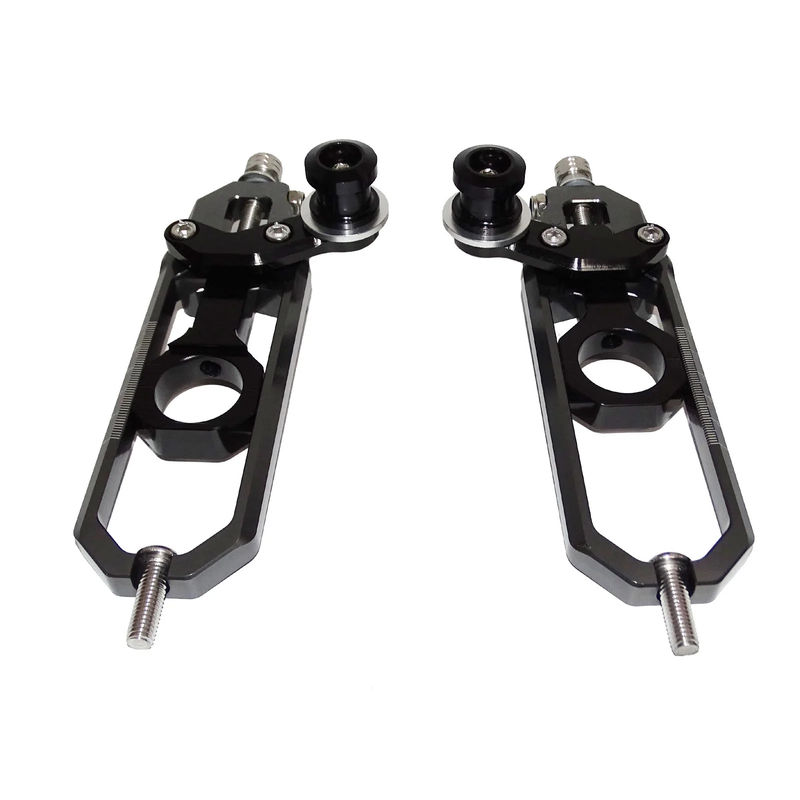 waase Motorcycle Left & Right Chain Adjusters with Spool Tensioners Catena For BMW S1000RR 2009 2010 2011 2012 2013 2014