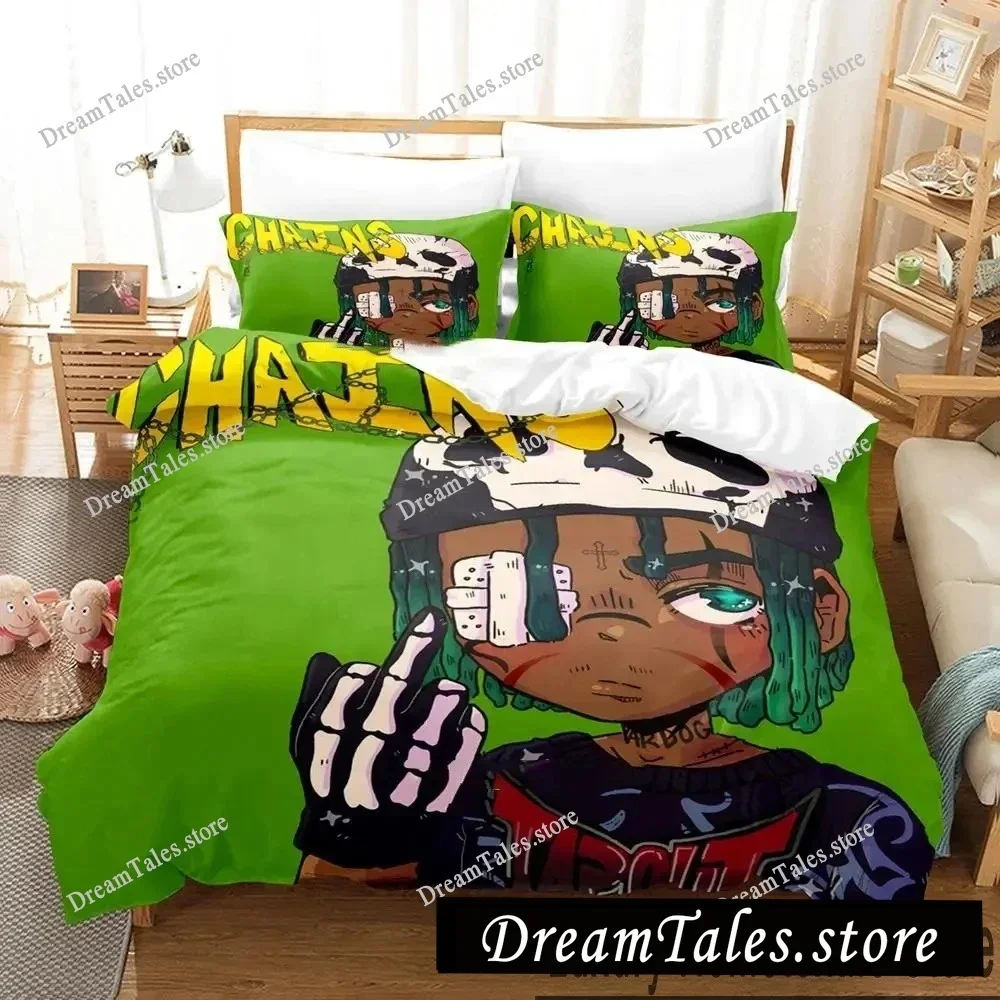 3D Print Zillakami Rapper Bedding Set Boys Girls Twin Queen King Size Duvet Cover Pillowcase Bed Boys Adult Home Textileextile