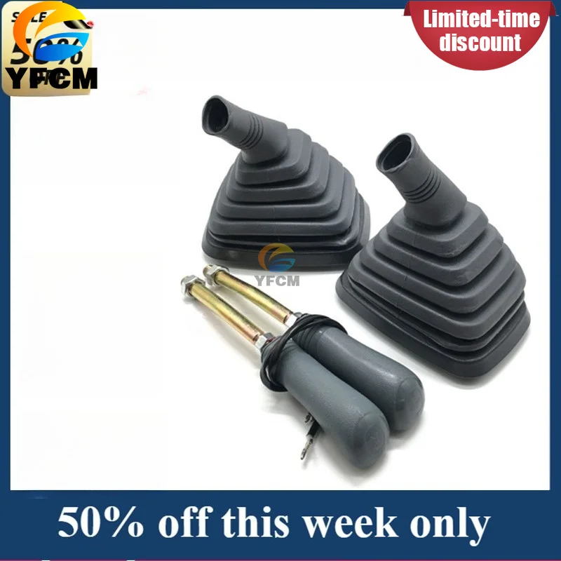 Excavator for Hitachi ZAX60 70 120 200 300 350-5-6 Joystick Handle Glue Dust Cover Accessories