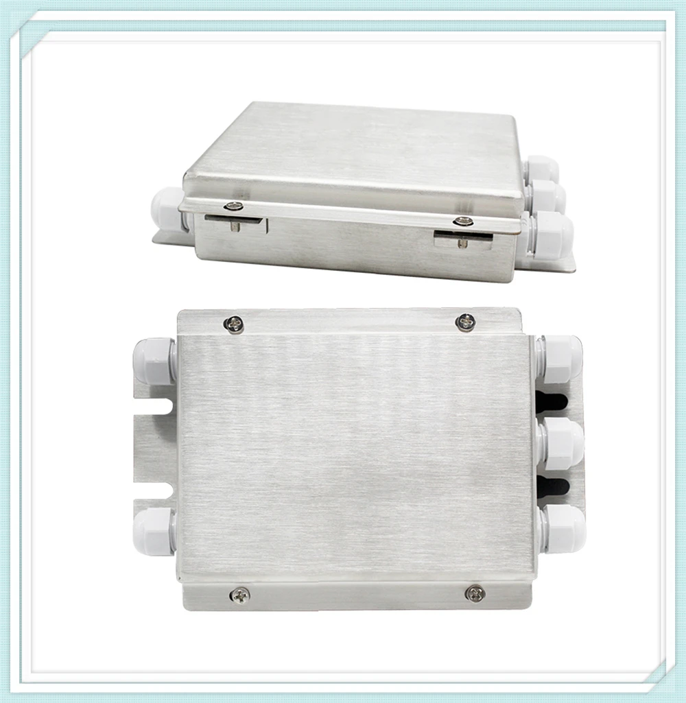 Weighing Scale Load Cell Junction Box 4/6/8 Line Bridge Truck Floor Die Casting Waterproof IP67 Weight Sensor Junction Box Tool