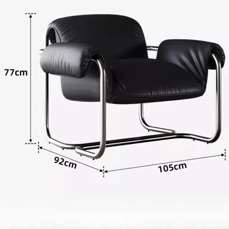 Modern Luxury Design Chairs Living Room Lounge Balcony Armchair Sofa Chair Italian Comfortable Fauteuil Salon Bedroom Furniture