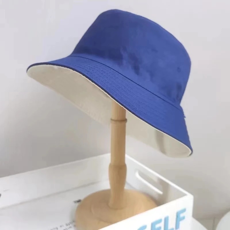 Enlarged Deepening XXL Size 63cm Bucket Hat Women Big Head Double-sided Fisherman Hat Men Large Size Large Tide Hip Hop Sun Hat