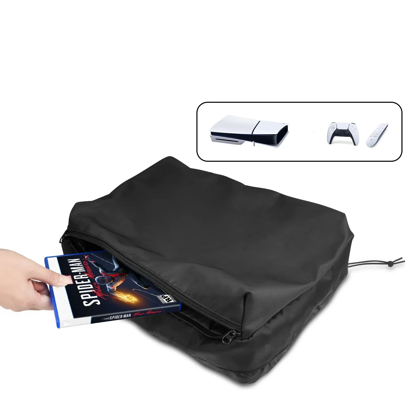 

Desktop Dust Cover For P5 Slim, Protective Case Dustproof Anti-Scratch Protective Sleeve for P5 Slim Gaming Console Accessories