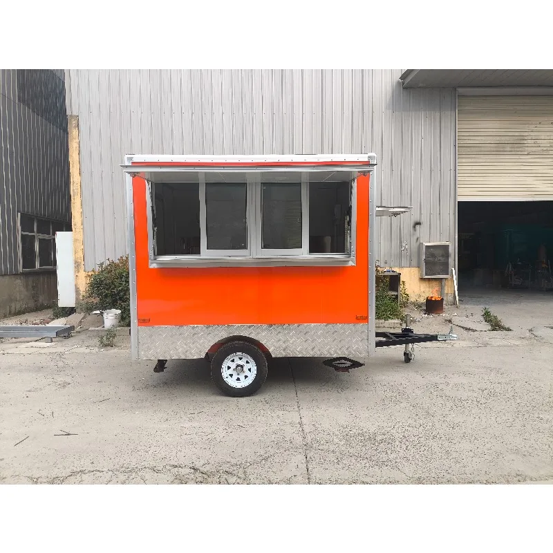 Best‑Selling Factory Direct Mobile Food Trailer, Ice Cream Street Vending Cart