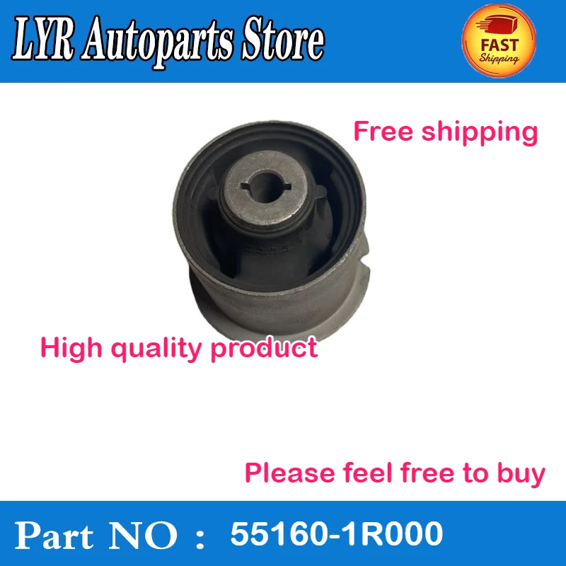 

High quality Rear Suspension Bushings For Hyundai Accent HB20 i10 55160-1R000 551601R000 car accessories
