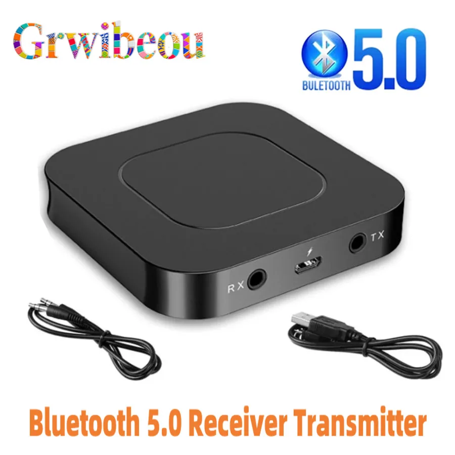 Transmetteur et récepteur Audio Bluetooth 5.0 2 en 1, adaptateur BT-13 pour ordinateur portable, casque, smartphone, lecteur CD, lecteur MP3