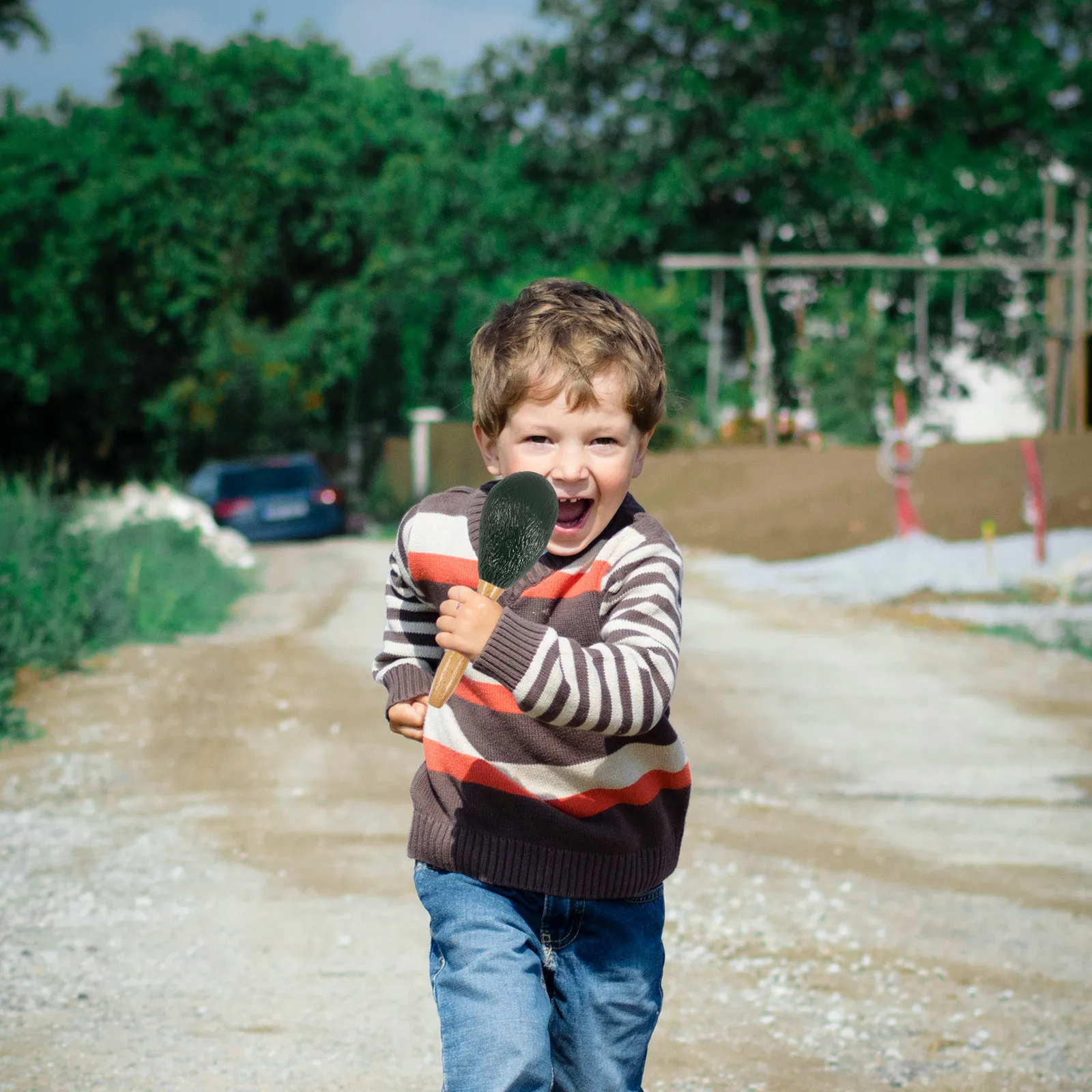 Avocado Sand Tube Fruit Musical Instrument Toys Instruments Shaker Playthings Sandbox