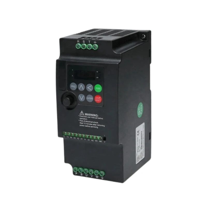 220V To 380V VFD Frequency Converter Single Phase Input Three Phase Output Inverter 5.5KW Motor Speed Controller