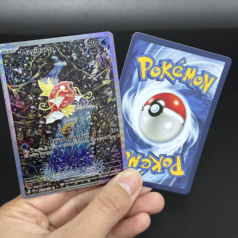 DIY Inglês Pokémon SV1a-Triplet Beat # 080 Magikarp Art Rare Gem MT Cartões classificados caseiros
