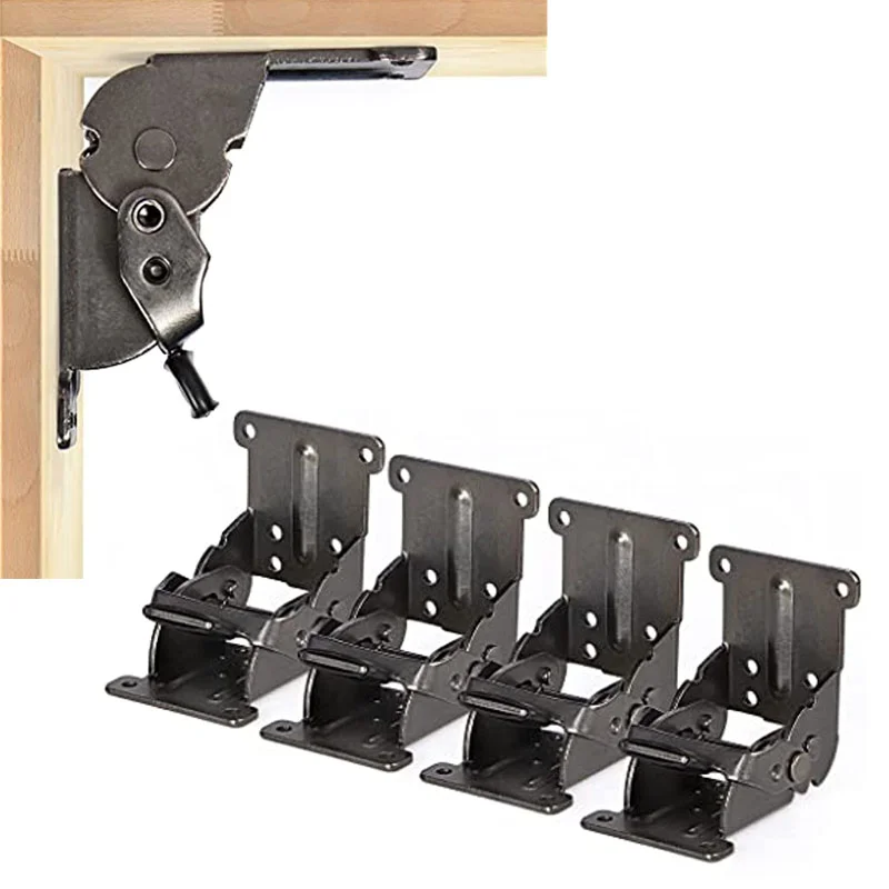 Folding Brakcet 0°-90°-180°, Table Foldable Hinge, Self Lock Extension Support，hardware Accessories Folding Self-locking Hinge