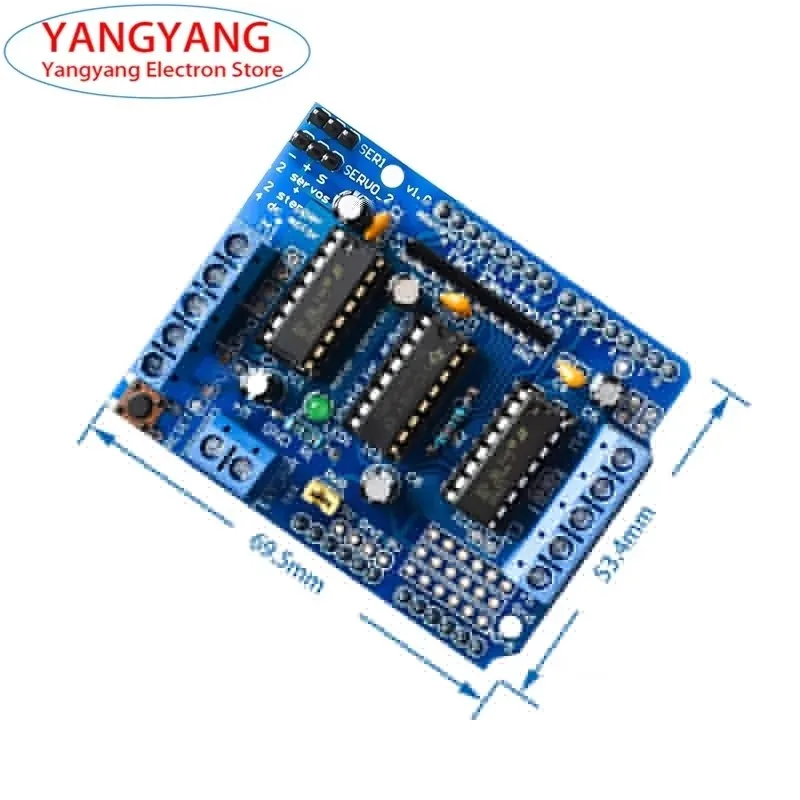 New L293D Motor Drive Control Shield Board For Arduino Motor Drive Expansion Board Motor Control Shield Module