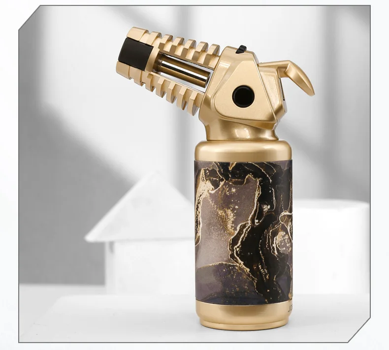 JOBON Strong Flame Gun Lighter Sustainable Flame Ignition  Flame Adjustable Cigar Camping Tool