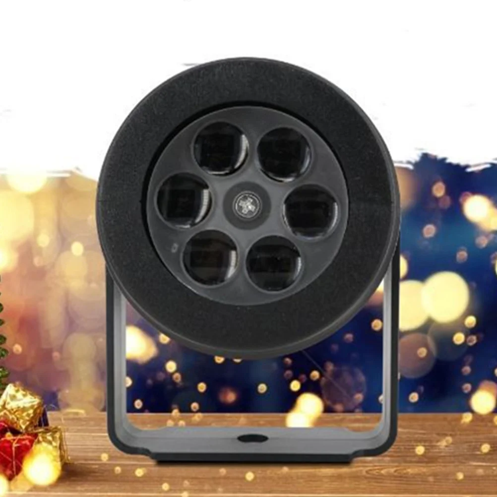 1 قطعة الدورية عيد الميلاد جهاز عرض (بروجكتور) ليد ضوء عطلة ملونة الديكور لجميع القديسين التوصيل 6 بطاقات ضوء جهاز عرض #5