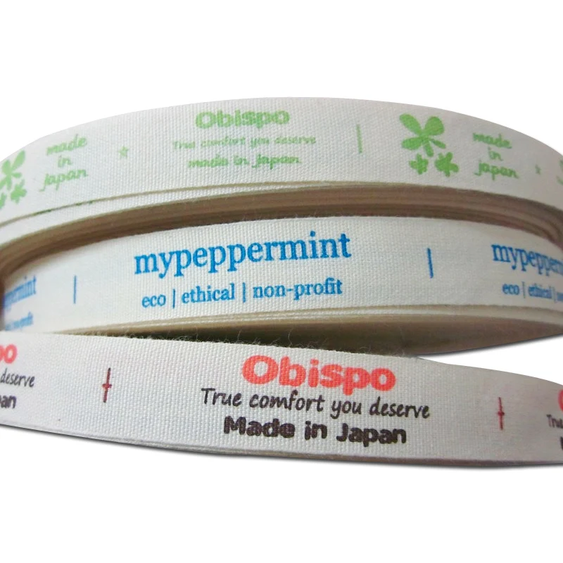 1000 pcs per roll free shipping custom garment cotton labels/washable label/customized tags/clothing printed labels/custom logo