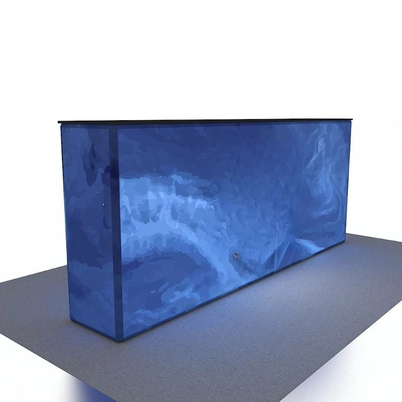 

6Ft Tool Free Trade Show Aluminum Portable Booth Display Promotional Desk