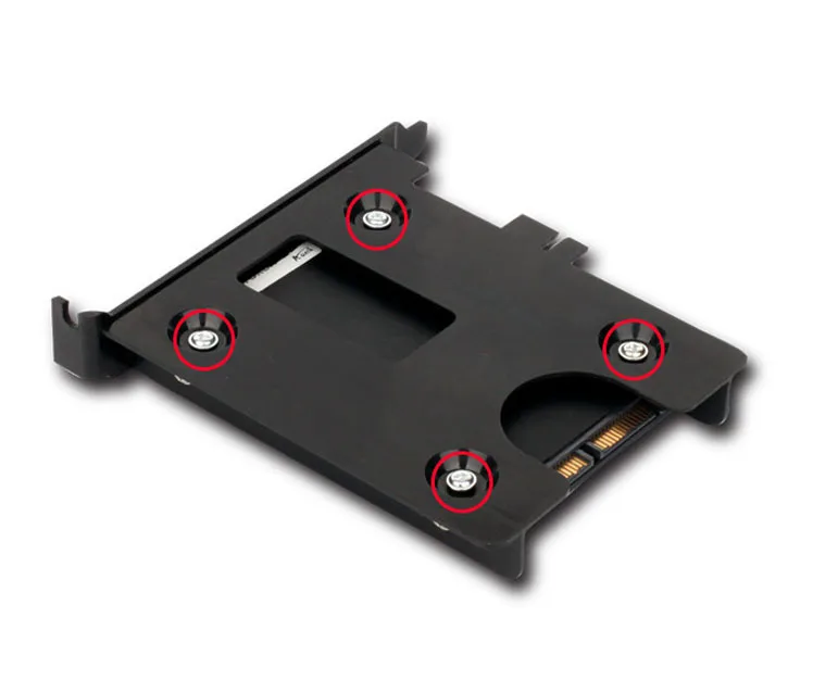 PCI Card Slot Hard Disk Adapter Bracket HDD/SSD Chassis Rear Baffle Bracket Plastic  2.5 A 3.5  Adaptador Sata
