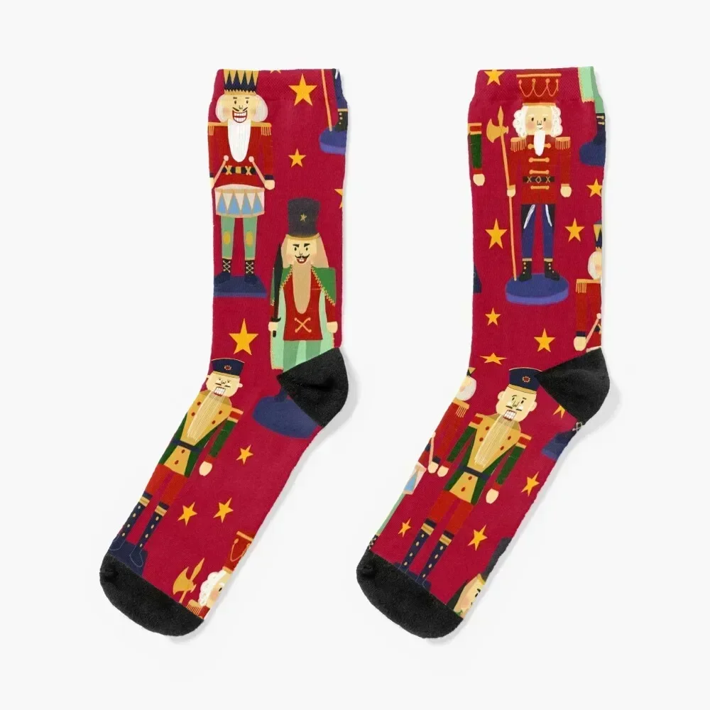 

Nutcracker toy Socks anime kids floor snow Man Socks Women's hockey winter gifts Crossfit christmas gifts Socks Female Men's