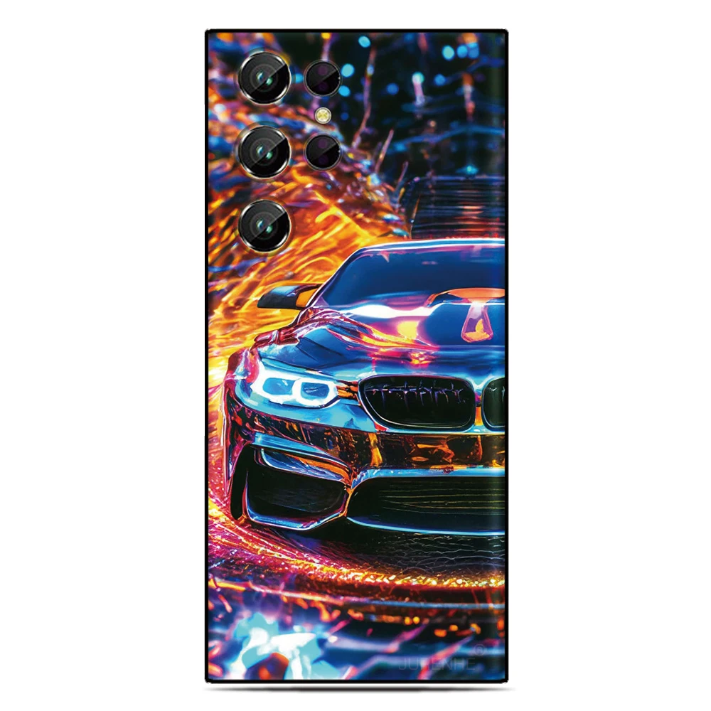 غطاء خلفي رائع للسيارة الرياضية لهاتف DOOGEE Note 56 59 58 N55 Plus N60 N50s N50 Pro لا شيء CMF Phone 1 2 2a One Two 3a Lite حافظة ناعمة