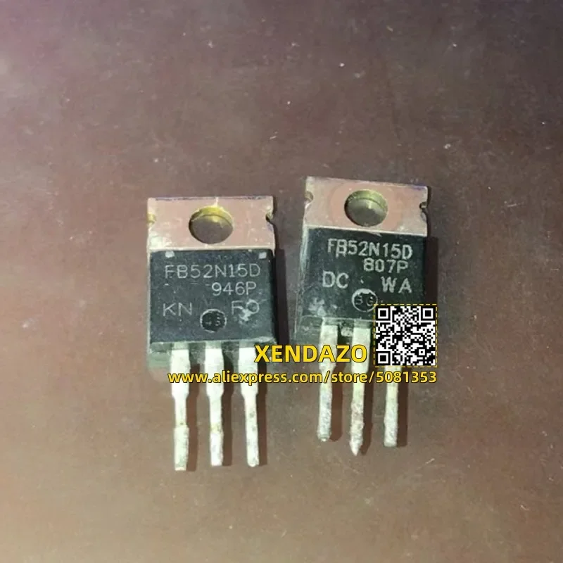 Original FB52N15D IRFB52N15D 52N15 51A 150V TO-220  N-Channel MOSFET Transistor 10pcs/lot