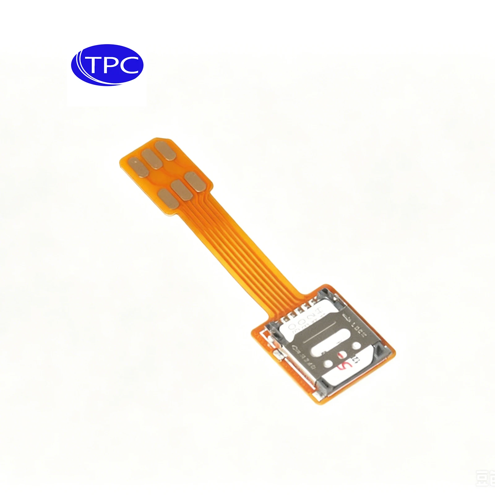 TPC 5cm FPC Integrated Cable CPE External SIM Card Extension Cable, Nano SIM Flip-Cover Slot Adapter for Portable WiFi Router