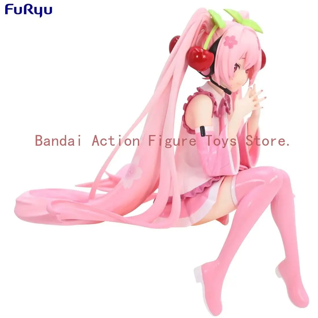 متوفر في المخزون FuRyu المعكرونة الفورية الصحافة فوكالويد هاتسون ميكو ساكورا تشوين 2023 مشهد الابتسامة اليدوية دمية نموذج جمع هدية #2