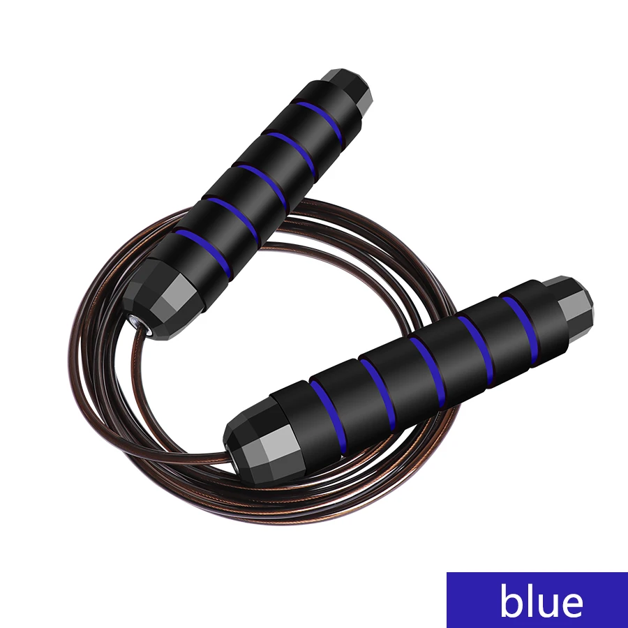 Steel Wire Skipping Rope for Fitness Adjustable Rapid Speed Jump Rope Workout Training Home Sport Equipment