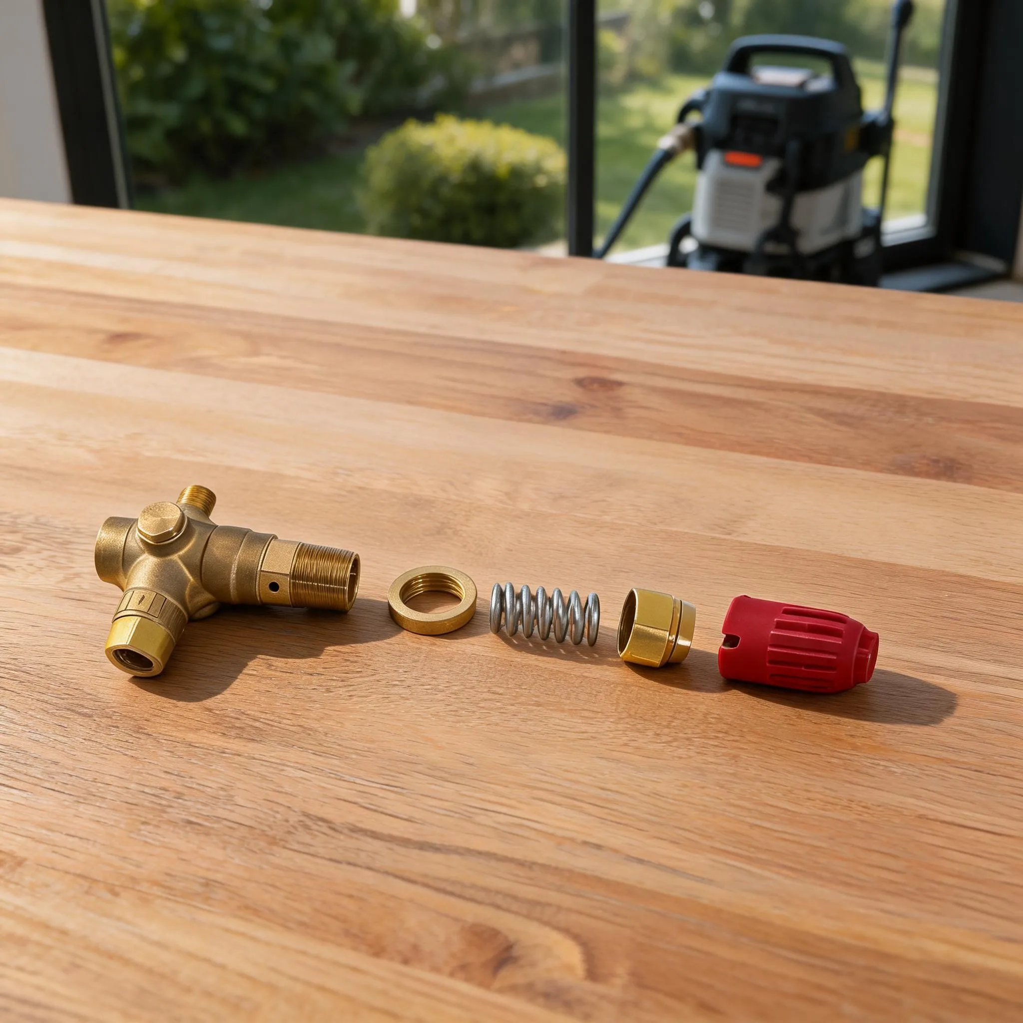 Brass Unloader Valve 350 Unloader Valve Robust Brass And Steel 4800 PSI Capability 1 2 Inch FPT Size For High Pressure Cleaning